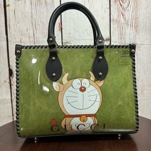 Gucci X Doraemon authentic gift bag UpCycled into a beautiful tote bag
